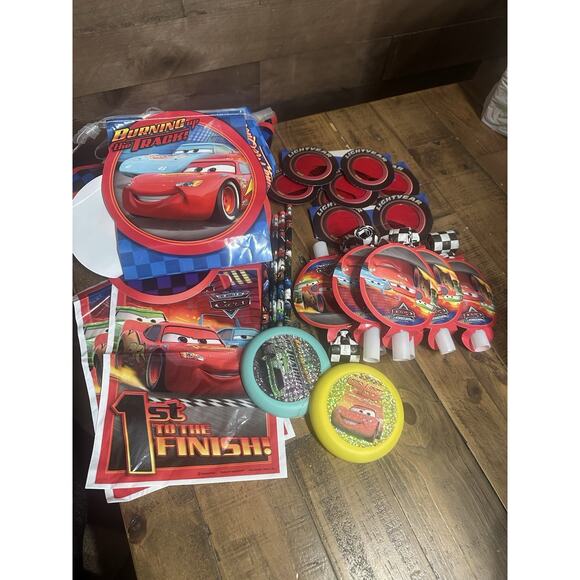 Disney Other - Vintage Disney Cars Birthday Party Supplies